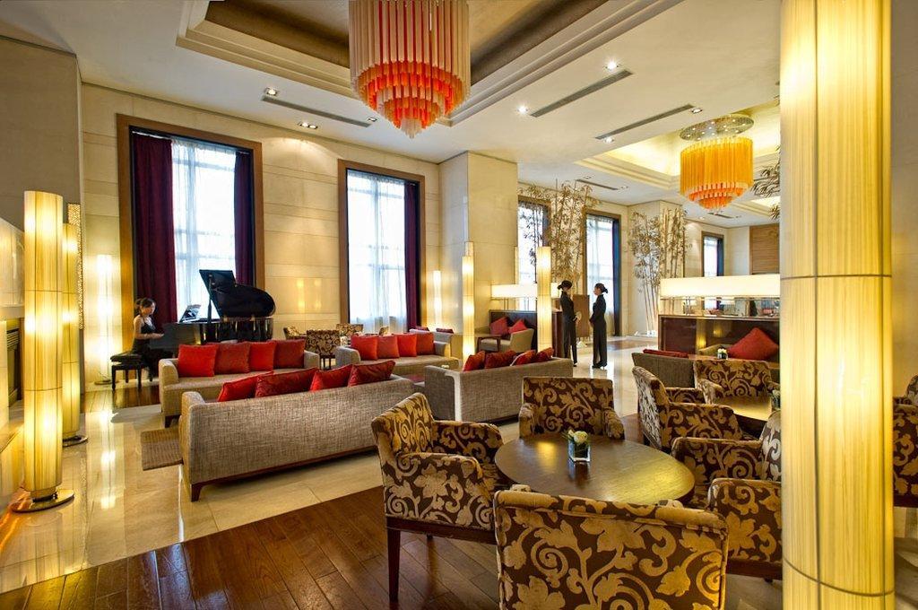 Hotel Nikko Tiencin Zewnętrze zdjęcie The lobby of the hotel